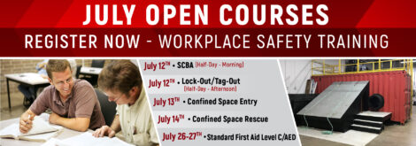 Home banner for July open courses